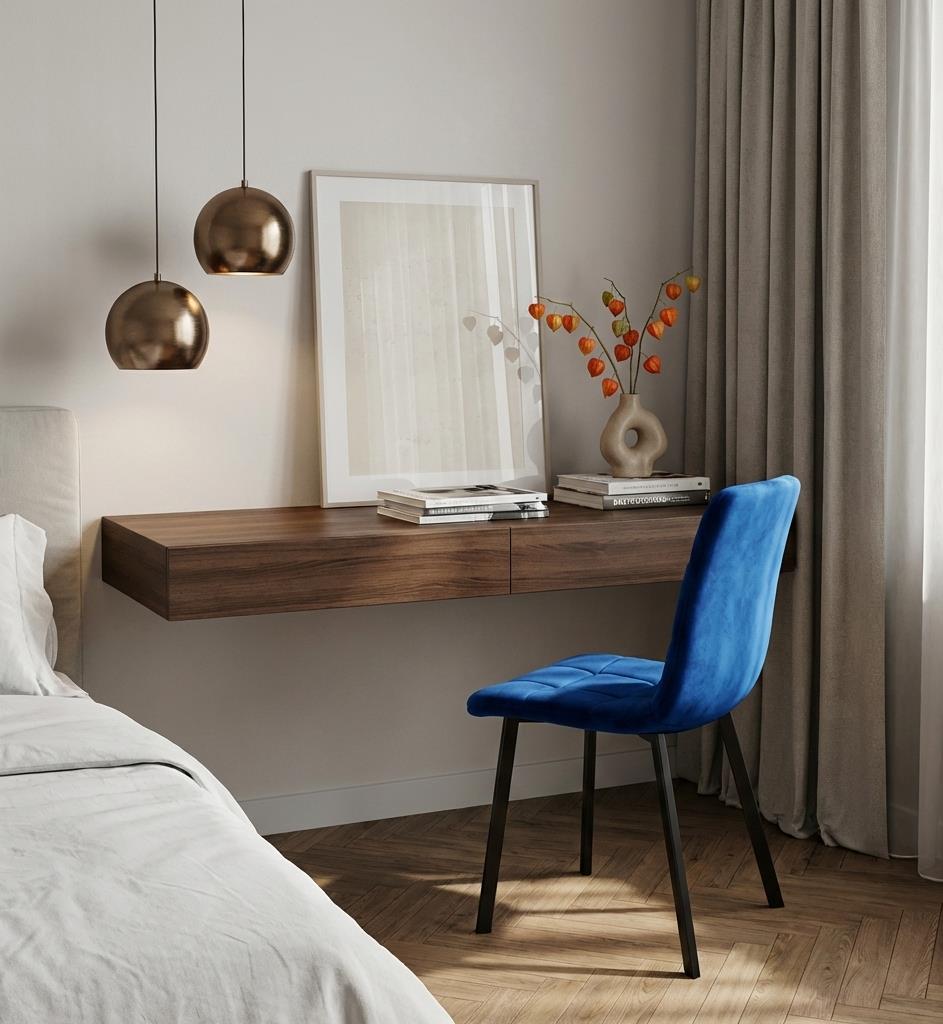 Стул HATTA Indigo 2 Velvet Темно-синий